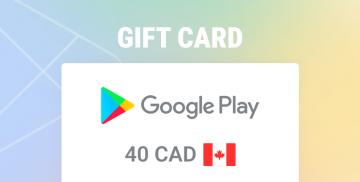 Google Play Gift Card 40 CAD 