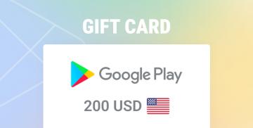 Google Play Gift Card 200 USD