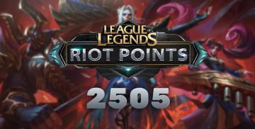 League of Legends Riot Points 2505 RP 