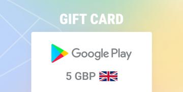 Google Play Gift Card 5 GBP